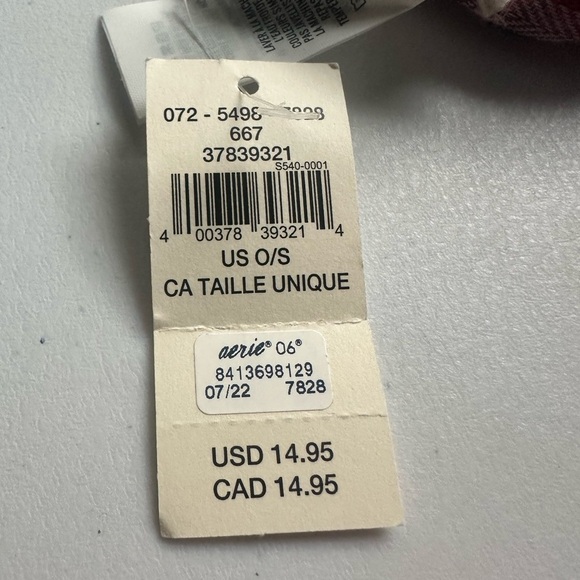 Aerie Buffalo Check and Star Flannel Sleep Eye Mask - NWT - Picture 3 of 5